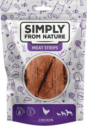 Produktbild von SIMPLY FROM NATURE Meat Strips Hühnerfleischstreifen für Hunde - 80 g