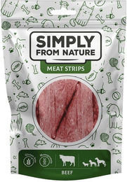 Produktbild von SIMPLY FROM NATURE Meat Strips Rindfleischstreifen für Hunde - 80 g