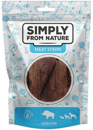 Produktbild von SIMPLY FROM NATURE Meat Strips Wildfleischstreifen für Hunde - 80 g