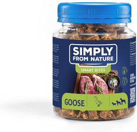 Produktbild von SIMPLY FROM NATURE Smart Bites mit Gans für Hunde - 130 g
