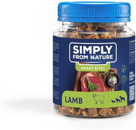 Produktbild von SIMPLY FROM NATURE Smart Bites mit Lamm für Hunde - 130 g