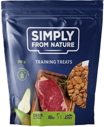 Produktbild von SIMPLY FROM NATURE Trainingsleckerbissen mit Hirschfleisch und Birne 300 g