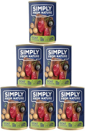 Produktbild von SIMPLY FROM NATURE Ziegenfleisch mit Kartoffeln - 6 x 400 g