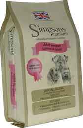 Produktbild von Simpsons Premium Adult Sensitive Lachs & Kartoffel - 12 kg