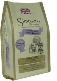 Produktbild von Simpsons Premium Puppy Sensitive Lachs & Kartoffel Junior-Hundefutter - 2 x 12 kg