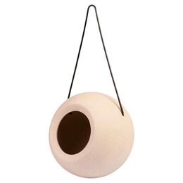 Produktbild von Singing Friend Futterspender Lisa Keramik beige