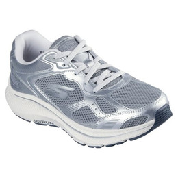 Produktbild von Skechers Damen Sneaker Go Run Consistent 2.0 Volt Gray Leather/ Silver Trim 41