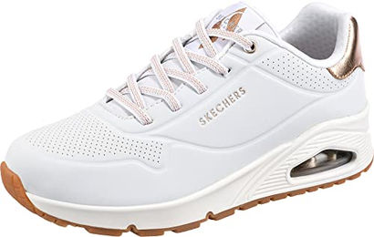 Skechers Damen Sneaker Uno Shimmer Away White – Bild 1 von 7