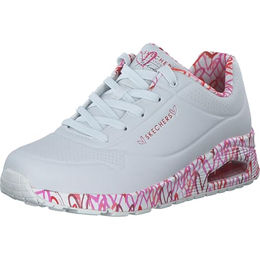 Skechers Damen Sneaker X Jgoldcrown Uno Loving Love Weiß/Pink – Bild 1 von 6
