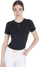 Slim-Fit Damen Trainings-T-Shirt Equestro – Bild 1 von 7