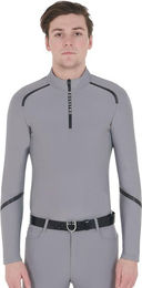 Produktbild von Slim Fit Langarm Trainingspolo Equestro