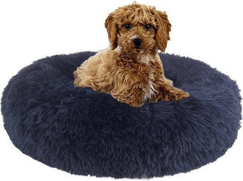 Produktbild von SLPRO Hundebett rund aus weichem Flanell mit rutschfester Unterseite