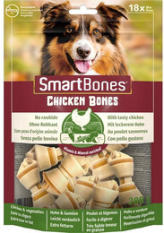 Produktbild von SmartBones Chicken Bones Mini Kauknochen mit Huhn für kleine Hunde
