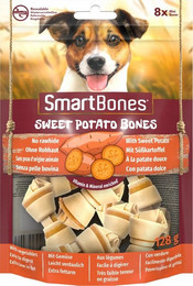 Produktbild von SmartBones Kauknochen Mini Süßkartoffel für kleine Hunde - 8 x 128 g