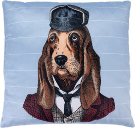 Produktbild von Smartpet Kissen Funny Dogs blau 40x40 cm