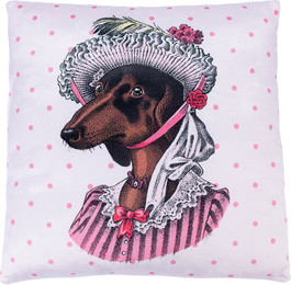Produktbild von Smartpet Kissen Funny Dogs rosa 40x40 cm - 40 cm