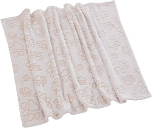 Produktbild von Smartpet Microfaserdecke Pawzzz 100x75 cm creme/beige
