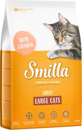Produktbild von Smilla Adult Large Cats mit Lachs - 2 x 10 kg