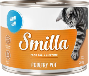 Produktbild von Smilla Geflügeltöpfchen 6 x 200 g - zartes Geflügel mit Fisch