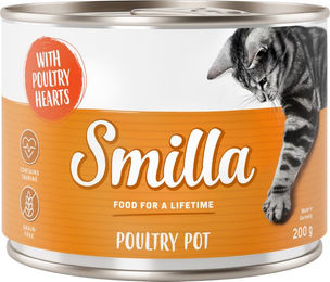 Produktbild von Smilla Geflügeltöpfchen 6 x 200 g - zartes Geflügel mit Geflügelherzen