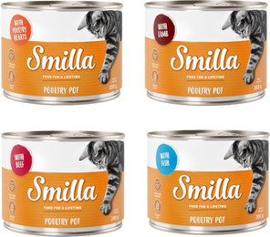 Produktbild von Smilla Geflügeltöpfchen Mixpaket - 6 x 200 g