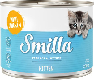 Produktbild von Smilla Kitten mit Huhn - 24 x 200 g