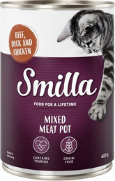 Produktbild von Smilla Multifleischtöpfchen 6 x 400 g - Rind, Ente und Hühnchen