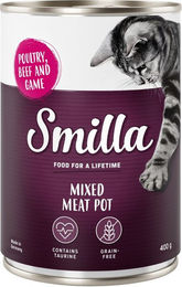 Produktbild von Smilla Multifleischtöpfchen Geflügel, Rind und Wild - 6 x 400 g