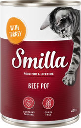 Produktbild von Smilla Rindtöpfchen 6 x 400 g - Rind mit Pute