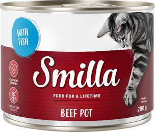 Produktbild von Smilla Rindtöpfchen Rind mit Fisch - 6 x 200 g