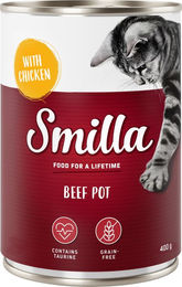 Produktbild von Smilla Rindtöpfchen Rind mit Huhn - 6 x 400 g