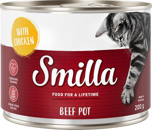 Produktbild von Smilla Rindtöpfchen Rind mit Huhn - 6 x 200 g