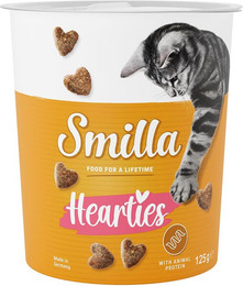 Produktbild von Smilla Snacks Hearties Katzen-Snack - 3 x 125 g
