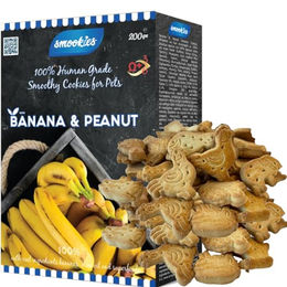 Smookies Banana & Peanut Hundesnacks - 200 g – Bild 1 von 9