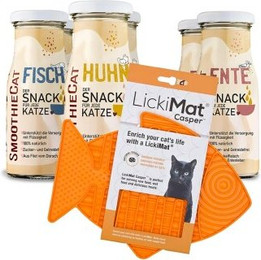 Produktbild von SmoothieCat Mix + Lickimat Orange