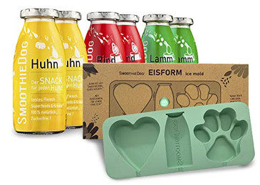 Produktbild von SmoothieDog Eisform für Hundeeis mit 6er Mix Klassik - 6 x 250 ml