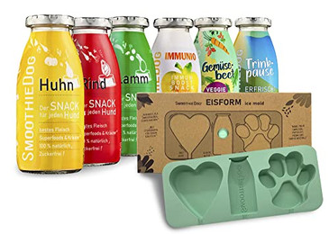 Produktbild von SmoothieDog Hundeeis Eisform mit 6er Mix Probierset - 6 x 250 ml
