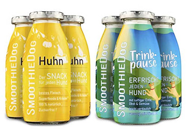 Produktbild von SmoothieDog Hundesmoothie Huhn & Trinkpause Ente - 6 x 250 ml