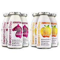 Produktbild von SmoothieDog Immunio (Rind) & Sensitivo (Pferd) Hundesmoothie - 6 x 250 ml