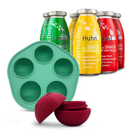 Produktbild von SmoothieDog Klassik 6x 250 ml + Schleckball