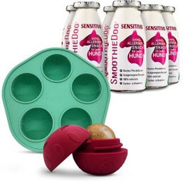 Produktbild von SmoothieDog Schleckball + Sensitivo (Pferd) 6x250 g