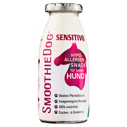 Produktbild von SmoothieDog Sensitivo Pferd Hundesmoothie - 250 ml