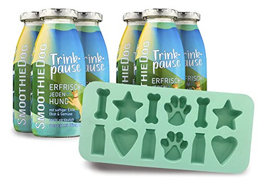 Produktbild von SmoothieDog Trinkpause Ente mit Eiswürfelform - 6 x 250 ml
