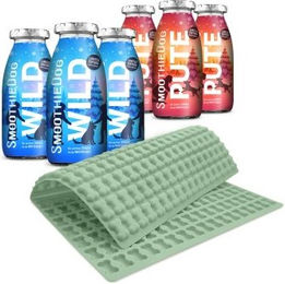 Produktbild von SmoothieDog Winter Wild 3x 250 ml + Winter Pute 3x 250 ml + Trixie Backmatte