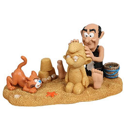 Produktbild von Smurfs AquaDella Gargamel & Azraël Aquariumfigur