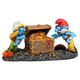 Produktbild von Smurfs AquaDella Schatzkiste der Schlümpfe Aquariendekoration