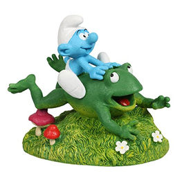 Smurfs AquaDella Waldfroschfigur aus Polyesterharz – Bild 1 von 2