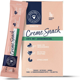Produktbild von Snack Creme Ente mit Jakobsmuschel für Katzen - 6 x 15 g