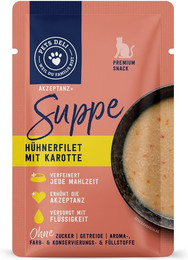 Produktbild von Snack Suppe Huhn mit Karotte für Katzen - 12 x 40 g