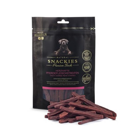 Produktbild von Snackies Herzhafte Pferdefleischstreifen Hundesnack - 170 g